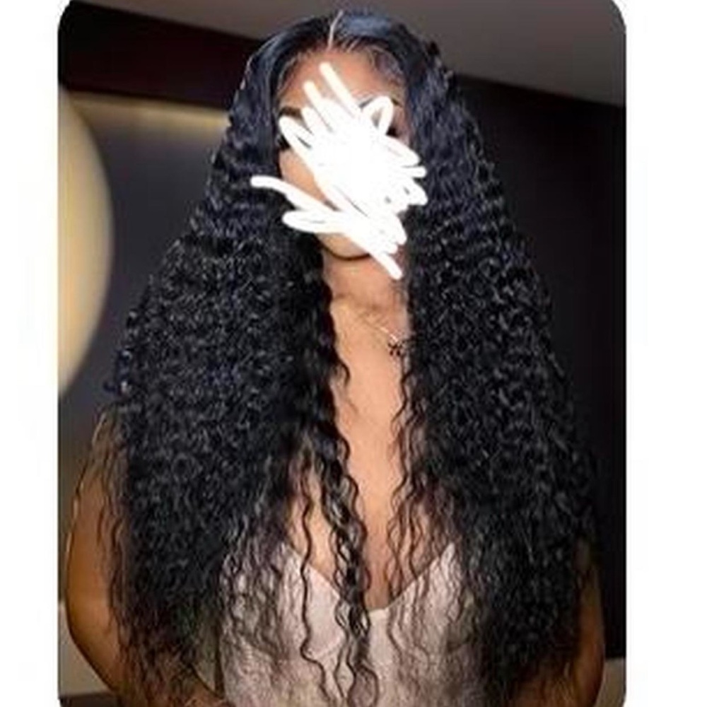 4x4 Jerry Curl lace closure wig